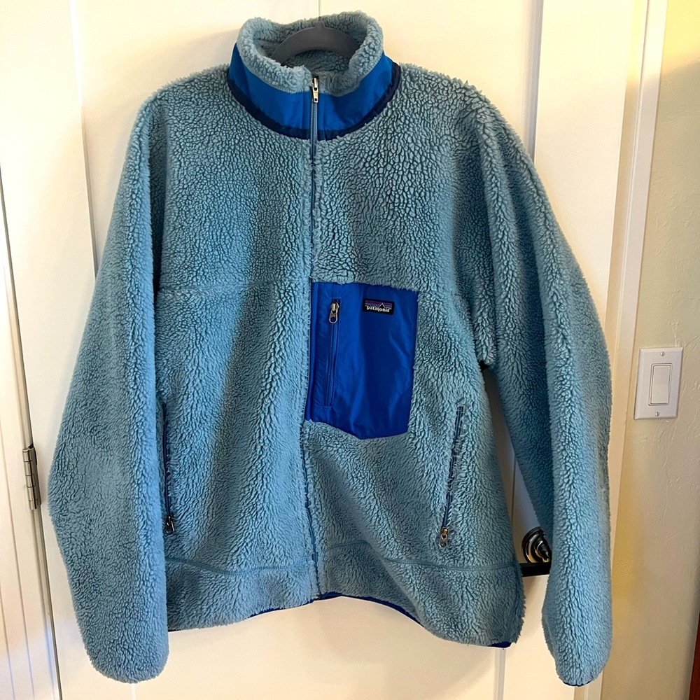 Patagonia Men’s Two-Tone Blue Full Zip Jacket